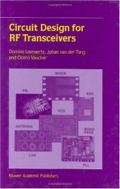 book Circuit Design for RF Transceivers