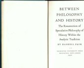 book Between Philosophy and History