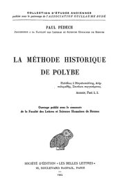 book La méthode historique de Polybe