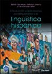 book Introducción Y Aplicaciones Contextualizadas a la Lingüística Hispánica