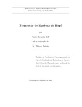 book Elementos de álgebras de Hopf