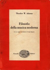 book Filosofia della musica moderna.epub