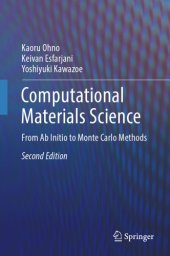 book Computational Materials Science: From Ab Initio to Monte Carlo Methods