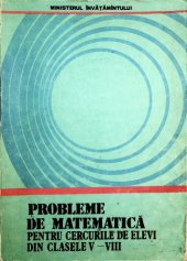 book Probleme de matematică pentru cercurile de elevi din clasele V-VIII