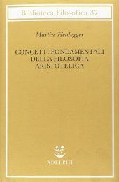 book Concetti fondamentali della filosofia aristotelica