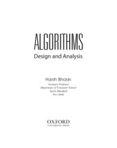 book Algorithms Design and Analysis