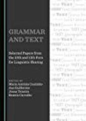 book Grammar and Text: Selected Papers from the 10th and 11th Fora for Linguistic Sharing