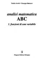 book Analisi matematica ABC_ 1