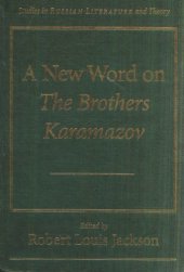 book A New Word on The Brother Karamazov