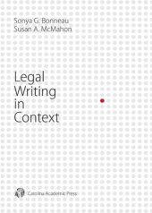 book Legal Writing in Context