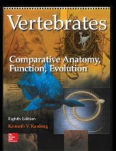 book Vertebrates comparative anatomy, function, evolution