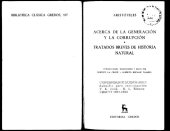 book Acerca de la generación y la corrupción - Tratados breves de historia natural (Parva Naturalia)