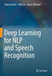 book Deep Learning for NLP and Speech Recognition