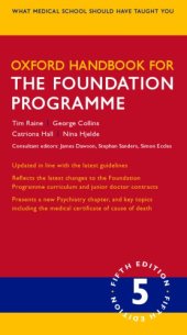 book Oxford Handbook for the Foundation Programme