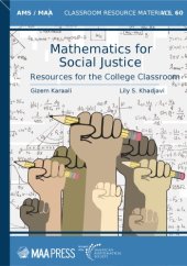 book Mathematics for Social Justice: Resources for the College Classroom