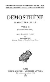 book Démosthène: Plaidoyers civils, Tome II: Discours XXXIX - XLVIII