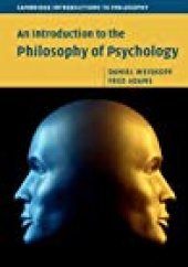 book An Introduction to the Philosophy of Psychology