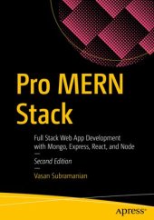 book Pro MERN Stack: Full Stack Web App Development with Mongo, Express, React, and Node