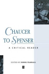 book Chaucer to Spenser: A Critical Reader