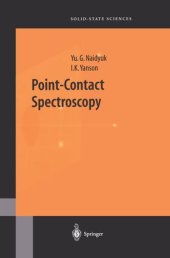 book Point-Contact Spectroscopy