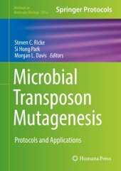 book Microbial Transposon Mutagenesis: Protocols and Applications