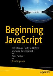 book Beginning JavaScript: The Ultimate Guide to Modern JavaScript Development