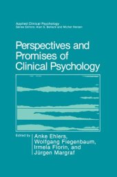 book Perspectives and Promises of Clinical Psychology