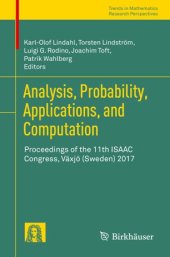 book Analysis, Probability, Applications, and Computation: Proceedings of the 11th ISAAC Congress, Växjö (Sweden) 2017