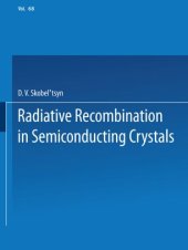 book Radiative Recombination in Semiconducting Crystals