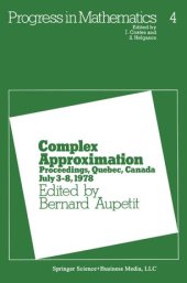 book Complex Approximation: Proceedings, Quebec, Canada July 3–8, 1978