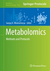 book Metabolomics: Methods and Protocols