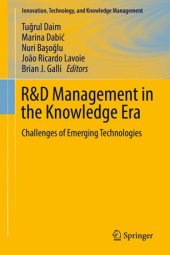 book R&D Management in the Knowledge Era: Challenges of Emerging Technologies