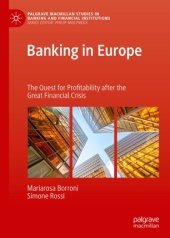 book Banking in Europe: The Quest for Profitability after the Great Financial Crisis