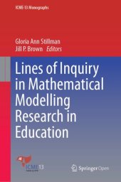 book Lines of Inquiry in Mathematical Modelling Research in Education