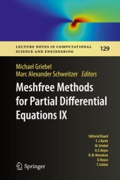 book Meshfree Methods for Partial Differential Equations IX