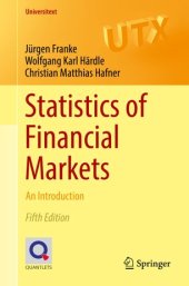 book Statistics of Financial Markets: An Introduction