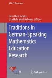 book Traditions in German-Speaking Mathematics Education Research