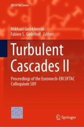 book Turbulent Cascades II: Proceedings of the Euromech-ERCOFTAC Colloquium 589