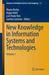 book New Knowledge in Information Systems and Technologies: Volume 1