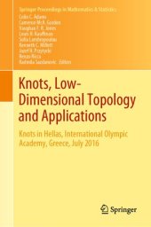 book Knots, Low-Dimensional Topology and Applications: Knots in Hellas, International Olympic Academy, Greece, July 2016