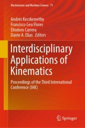 book Interdisciplinary Applications of Kinematics: Proceedings of the Third International Conference (IAK)