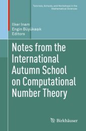 book Notes from the International Autumn School on Computational Number Theory