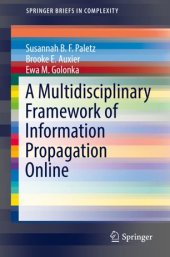 book A Multidisciplinary Framework of Information Propagation Online