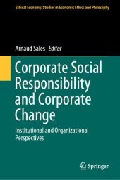 book Corporate Social Responsibility and Corporate Change: Institutional and Organizational Perspectives