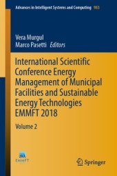 book International Scientific Conference Energy Management of Municipal Facilities and Sustainable Energy Technologies EMMFT 2018: Volume 2