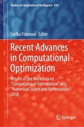 book Recent Advances in Computational Optimization: Results of the Workshop on “Computational Optimization” and “Numerical Search and Optimization” 2018