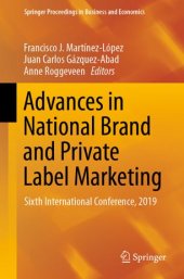 book Advances in National Brand and Private Label Marketing: Sixth International Conference, 2019