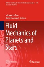 book Fluid Mechanics of Planets and Stars