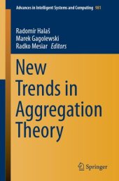 book New Trends in Aggregation Theory