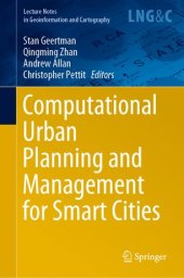 book Computational Urban Planning and Management for Smart Cities